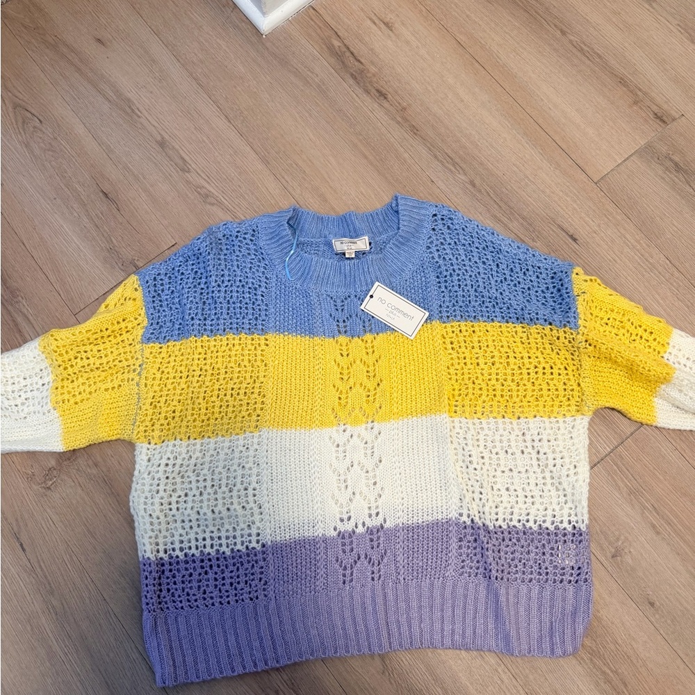 No Comment Women's Vibrant Knit Sweater - Picture 2 of 3